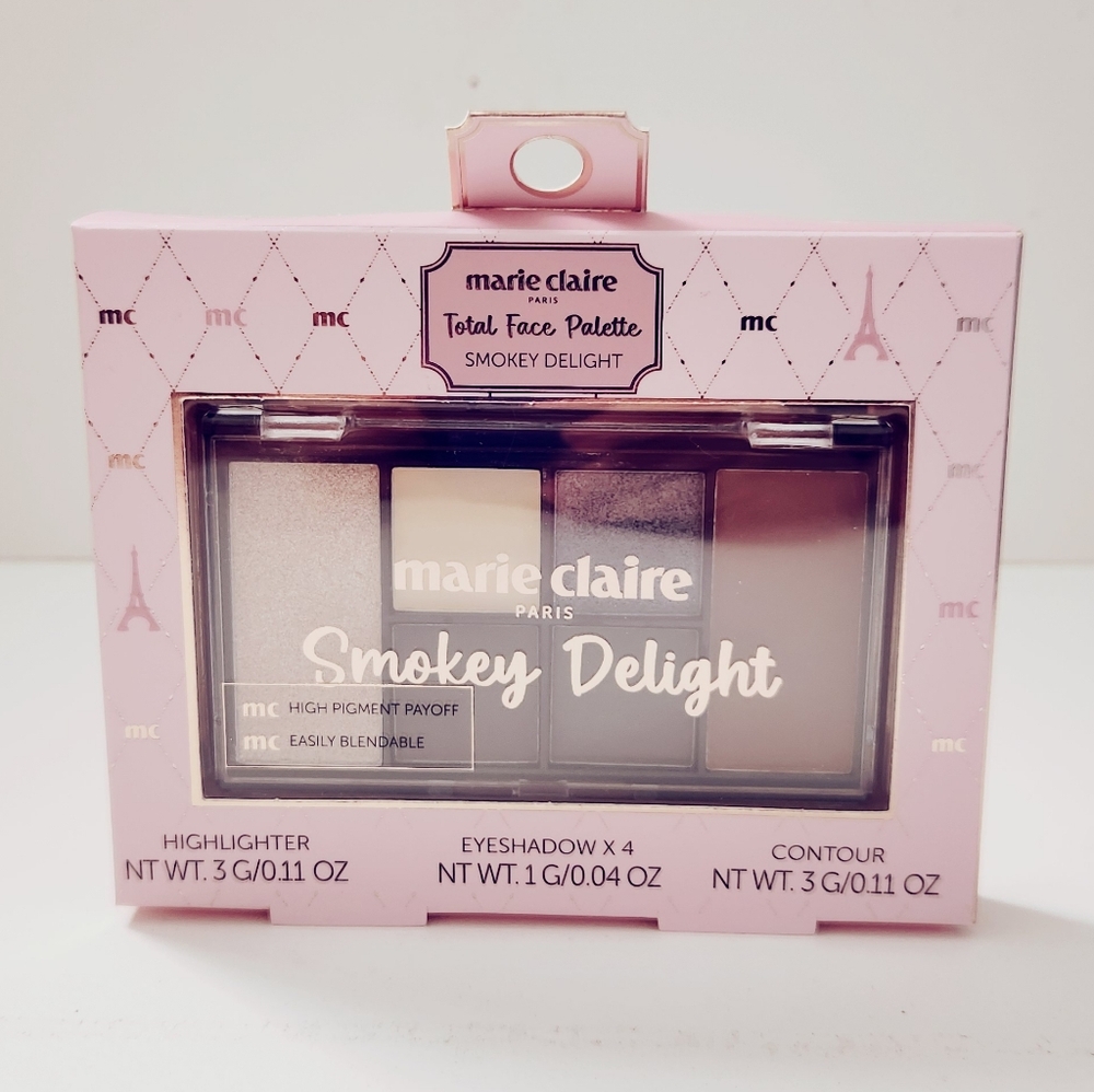 ⭐4/$15 Marie Claire Totel Face Palette Smokey Delight